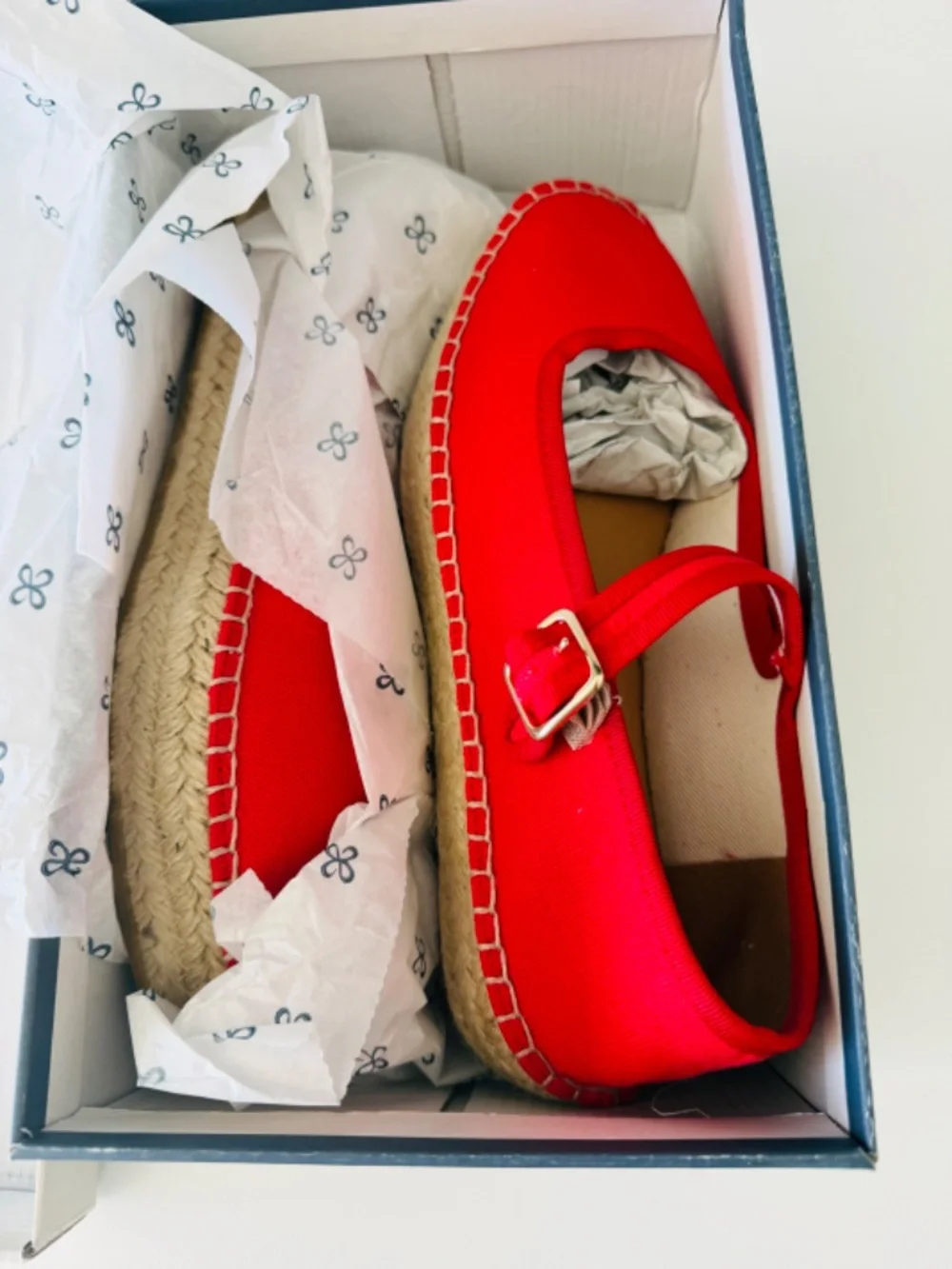 Maeve Anthropologie Mary Jane Espadrille Flats Cherry Red Size 8/US EU 39